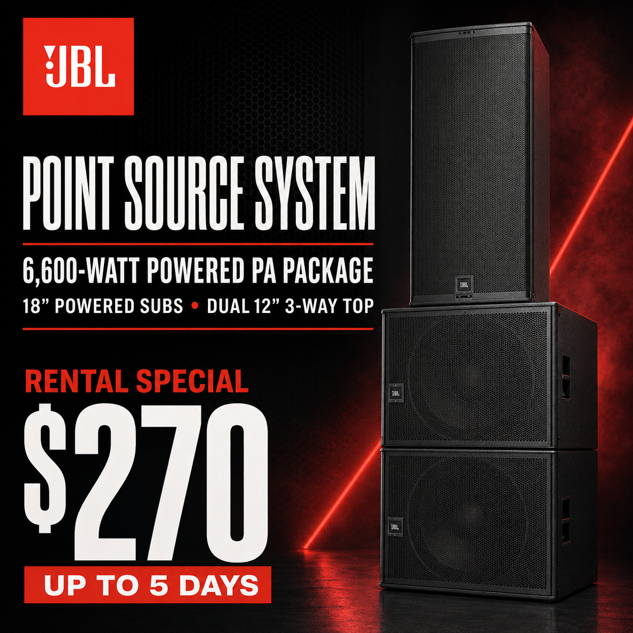 SRX918S 18-inch 2500 W Powered Subwoofer - Image 6